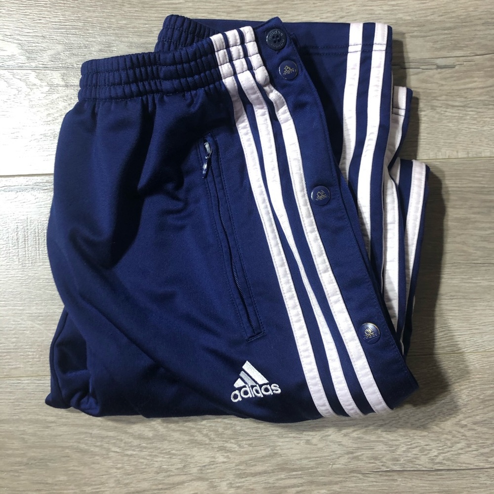 Vintage Adidas Pull Off Track Pants
